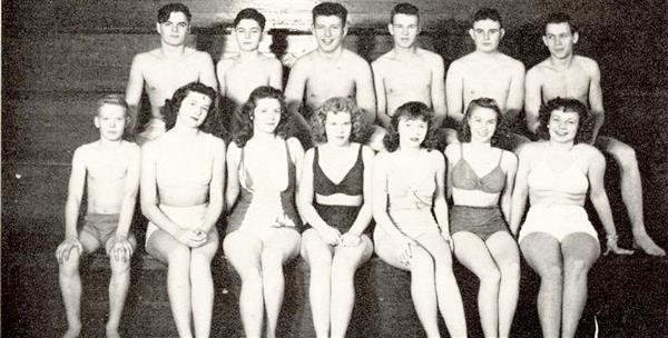 1945 swimming 